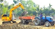 গোলাপগঞ্জে অবৈধভাবে মাটি উত্তলন, ৫০ হাজার টাকা জরিমানা