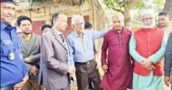 কানাইঘাটে গাছবাড়ি-হরিপুর রাস্তার কাজ পরিদর্শণে এমপি হাফিজ মজুমদার