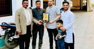 সমাজসেবী ফরহাদ আহমেদের বিবাহ উপলক্ষে সিলেট নিউজ ওয়ার্ল্ডের স্মারক প্রদান