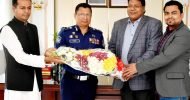 আইজিপির সাথে বিশ্বনাথ উপজেলা পরিষদের চেয়ারম্যান নুনু মিয়া’র সৌজন্য সাক্ষাৎ