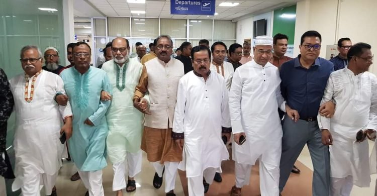 আনোয়ারুজ্জামানের সমর্থনে সিলেটে আ.লীগের কেন্দ্রীয় নেতারা