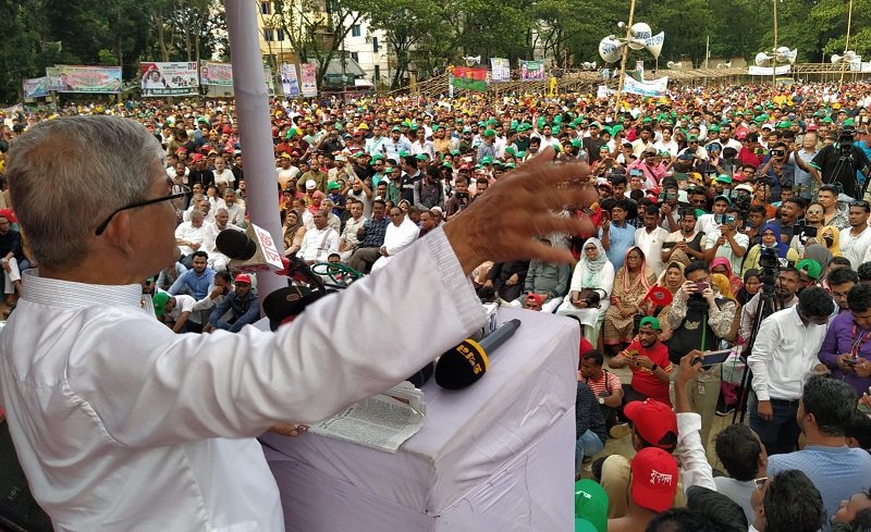 আওয়ামী লীগকে পদত্যাগ করতেই হবে : সিলেটে ফখরুল