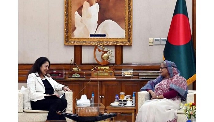 প্রধানমন্ত্রীর সঙ্গে সাক্ষাৎ করলেন উজরা জেয়া