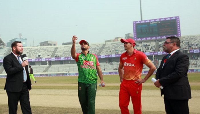 টি-টোয়েন্টি: টস জিতে ফিল্ডিংয়ে বাংলাদেশ