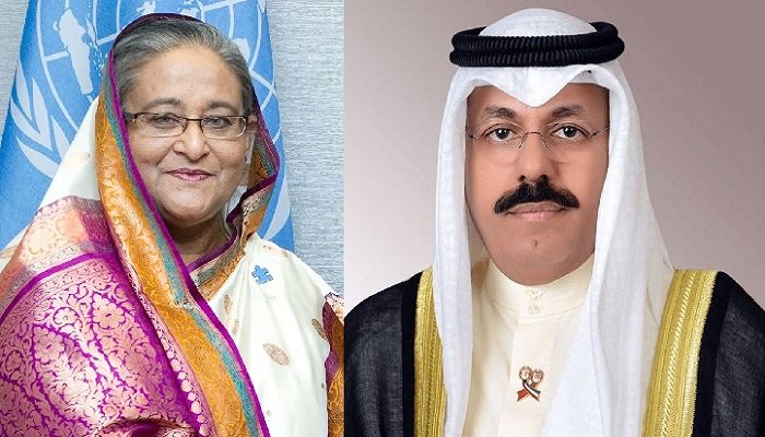 প্রধানমন্ত্রীকে কুয়েতের প্রধানমন্ত্রীর টেলিফোন