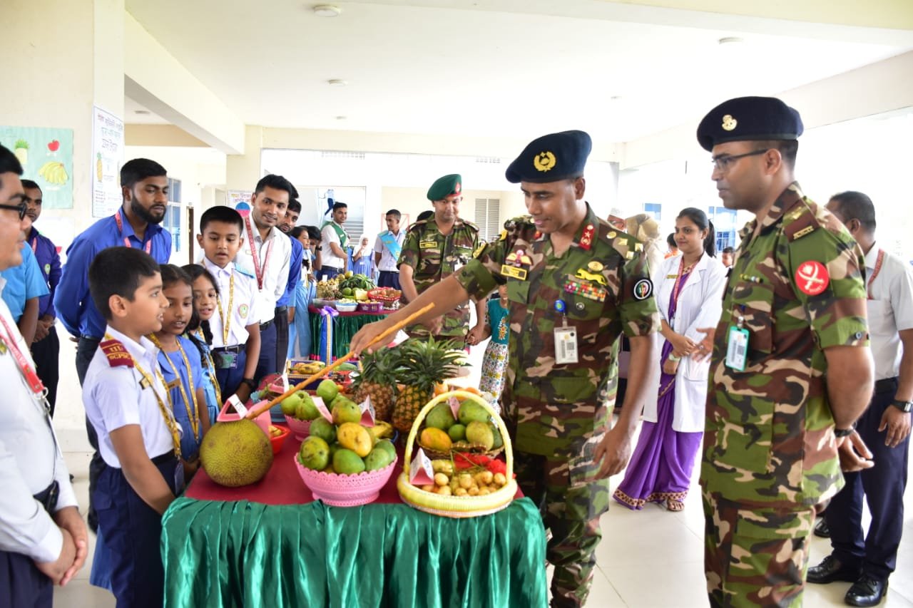 সিলেট ক্যান্টনমেন্ট পাবলিক স্কুল এন্ড কলেজে ‘ফল উৎসব’ উদযাপন