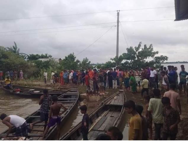 কোম্পানীগঞ্জে আফালে নৌকা ডুবে নিখোঁজ- ১