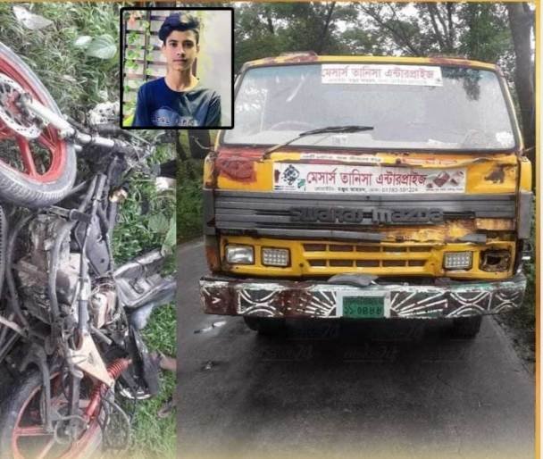 বিয়ানীবাজারে মোটর সাইকেল দু-র্ঘট-নায় তরুণ  নি-হ-ত