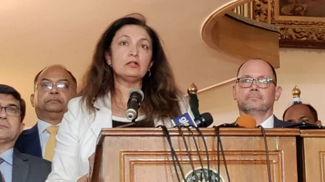 সংলাপ নিয়ে কোনও হস্তক্ষেপ করবে না যুক্তরাষ্ট্র: উজরা জেয়া