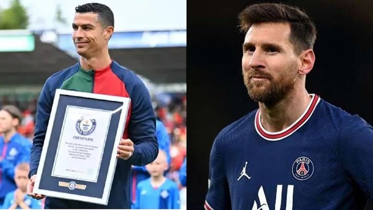 মেসিকে টপকে গিনেস বুকে রোনাল্ডো