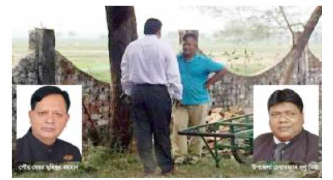 বিশ্বনাথে মুখোমুখি অবস্থানে উপজেলা চেয়ারম্যান নুনু মিয়া ও পৌর মেয়র মুহিব