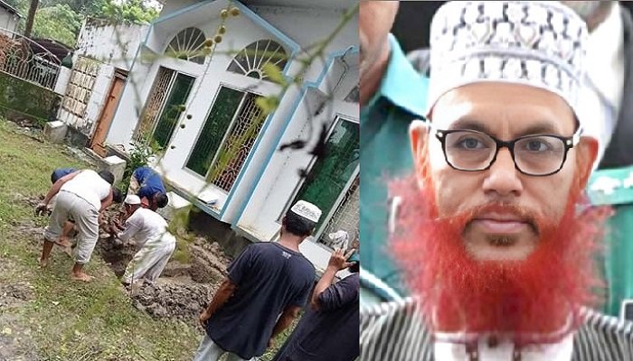 ছেলের পাশে সাঈদীর কবর