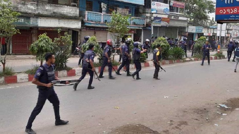 হবিগঞ্জে বিএনপি-পুলিশ ব্যাপক সংঘর্ষ, আহত শতাধিক নেতাকর্মী