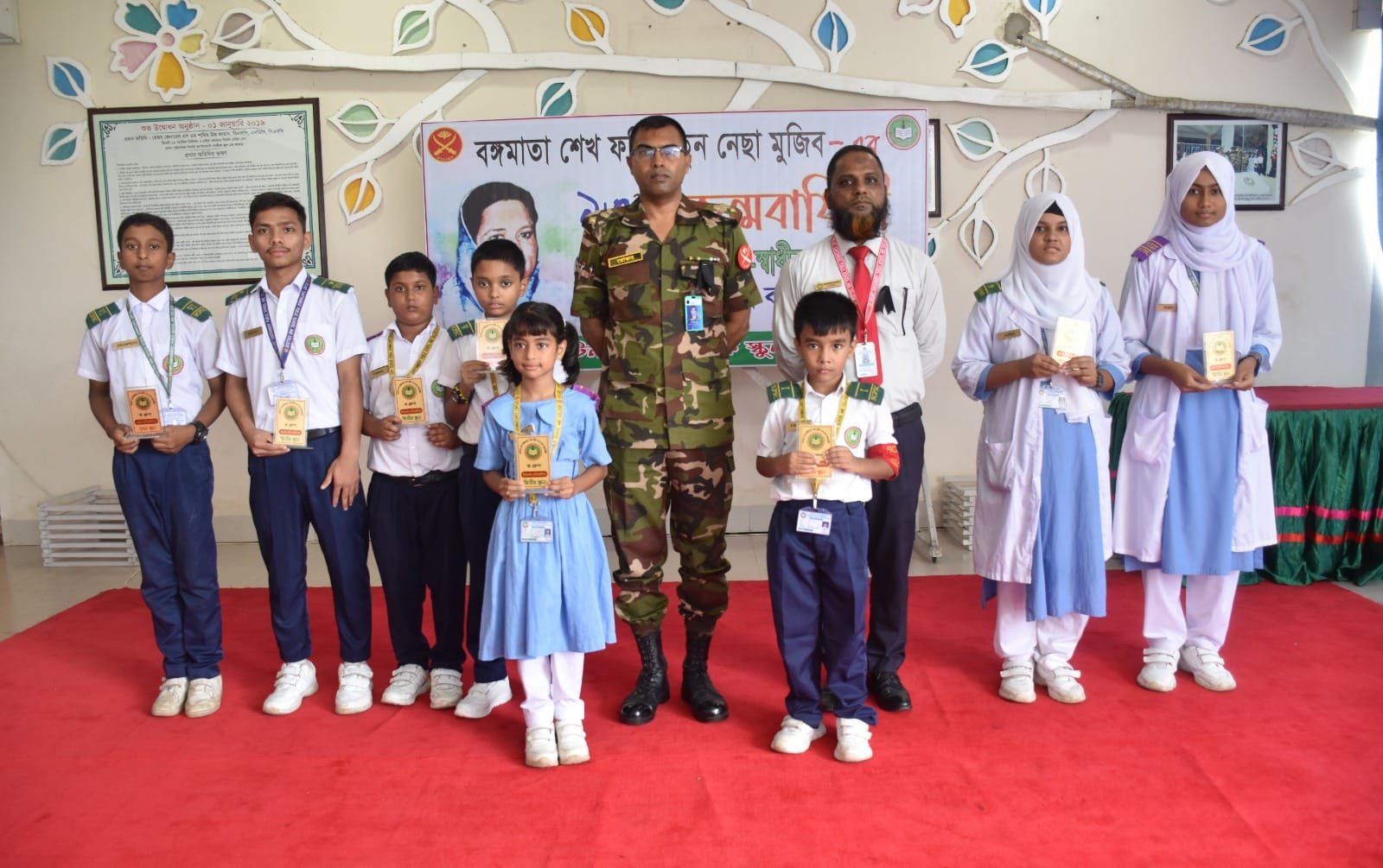 সিলেটে ক্যান্টনমেন্ট পাবলিক স্কুল এন্ড কলেজে বঙ্গমাতার ৯৩তম জন্মবার্ষিকী পালিত