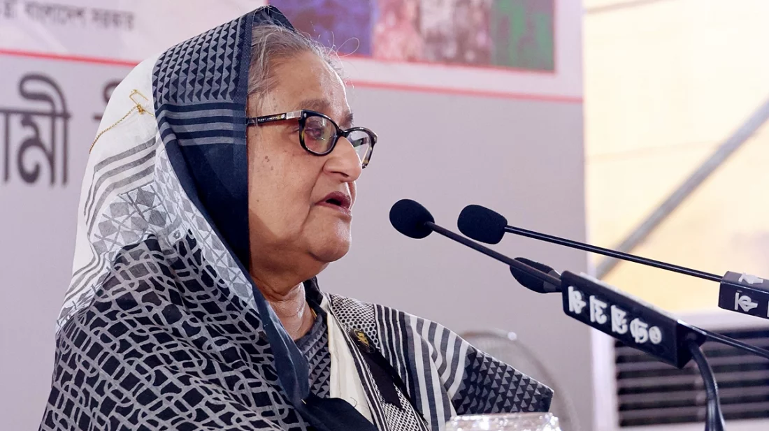 গ্রেনেড হামলায় খালেদা-তারেক গং জড়িত: শেখ হাসিনা