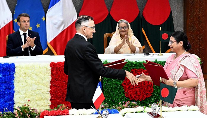 বাংলাদেশ-ফ্রান্স ২ সমঝোতা স্মারক সই