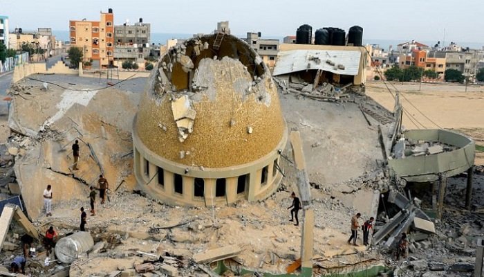 এবার মসজিদে হামলা চালালো ইসরায়েল