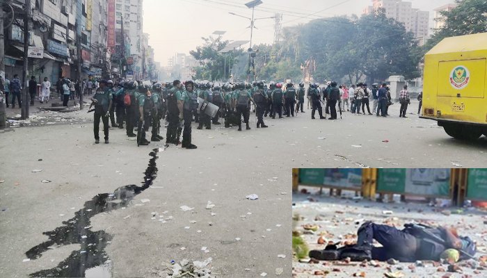 ফকিরাপুলে হামলায় ১ পুলিশ সদস্য নিহত