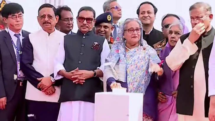 দুয়ার খুলল বঙ্গবন্ধু টানেলের