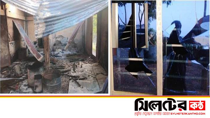 কোম্পানীগঞ্জে দোকান ও বসবাড়িতে হামলা, আহত ১০