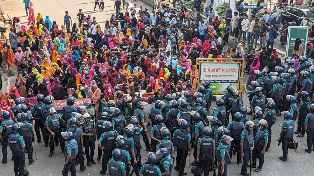 মিরপুরে আবারও শ্রমিকদের বিক্ষোভ