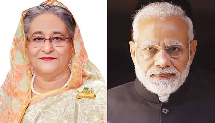 তিন প্রকল্প উদ্বোধন করলেন হাসিনা-মোদি