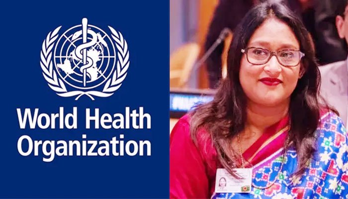 বিশ্ব স্বাস্থ্য সংস্থার আঞ্চলিক পরিচালক নির্বাচিত সায়মা ওয়াজেদ