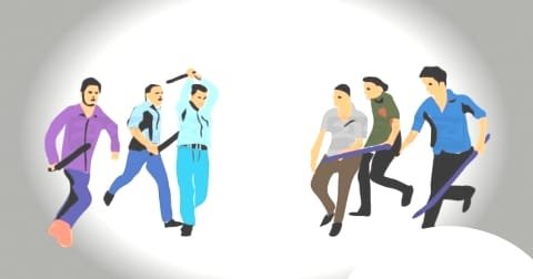 হাজিপুর শুকনা গ্রামে জামায়াত নেতা মোহাম্মদ আলীর বাড়িতে ছাত্রলীগ-যুবলীগের হামলা ও ভাঙচুর : আহত ১