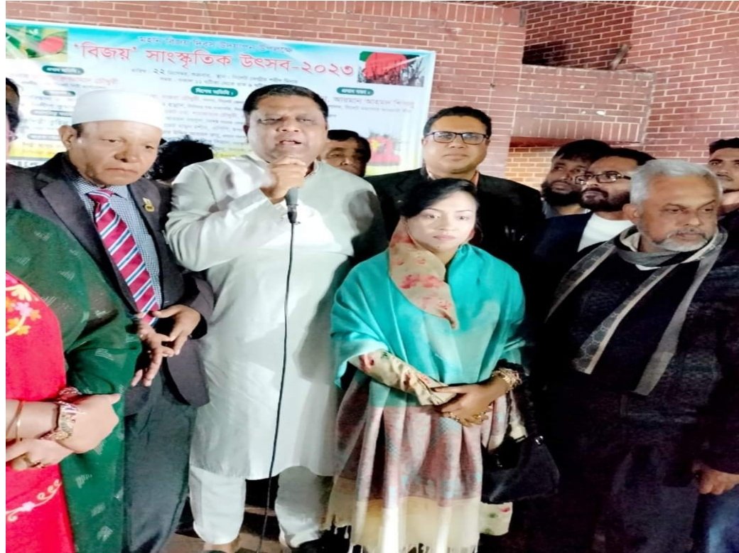 মহান বিজয় দিবস আমাদের আনন্দ ও অঙ্গীকারের দিন : মেয়র আনোয়ারুজ্জামান