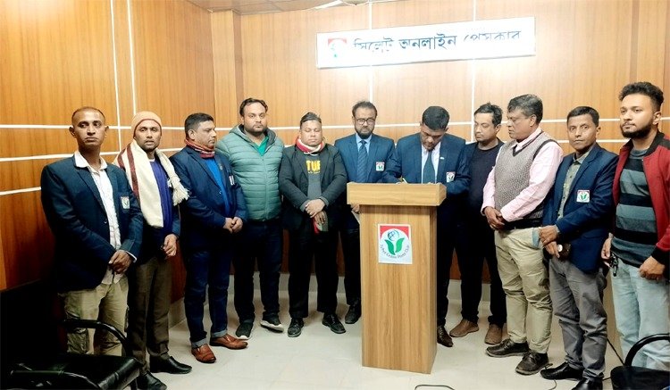 সিলেট অনলাইন প্রেসক্লাবের নবনির্বাচিত কমিটির দায়িত্ব গ্রহণ