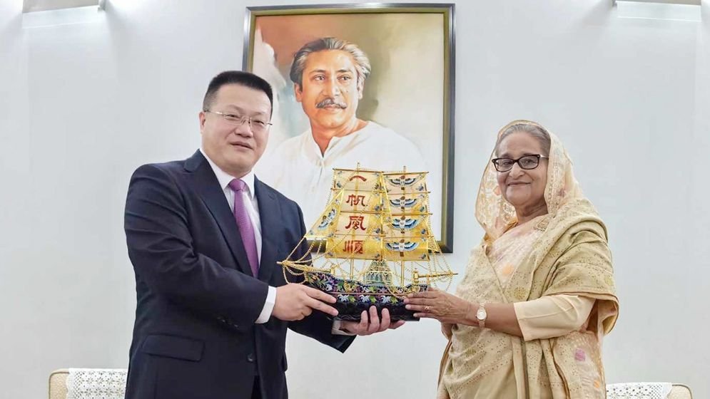 আ.লীগের বিজয়ে প্রধানমন্ত্রীকে চীনের অভিনন্দন