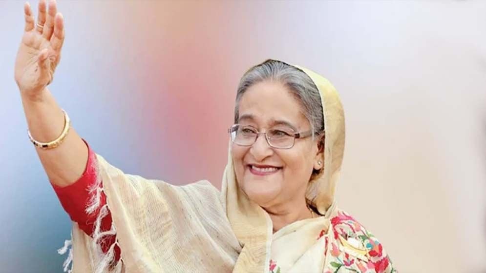 টুঙ্গিপাড়ায় পৌঁছেছেন প্রধানমন্ত্রী
