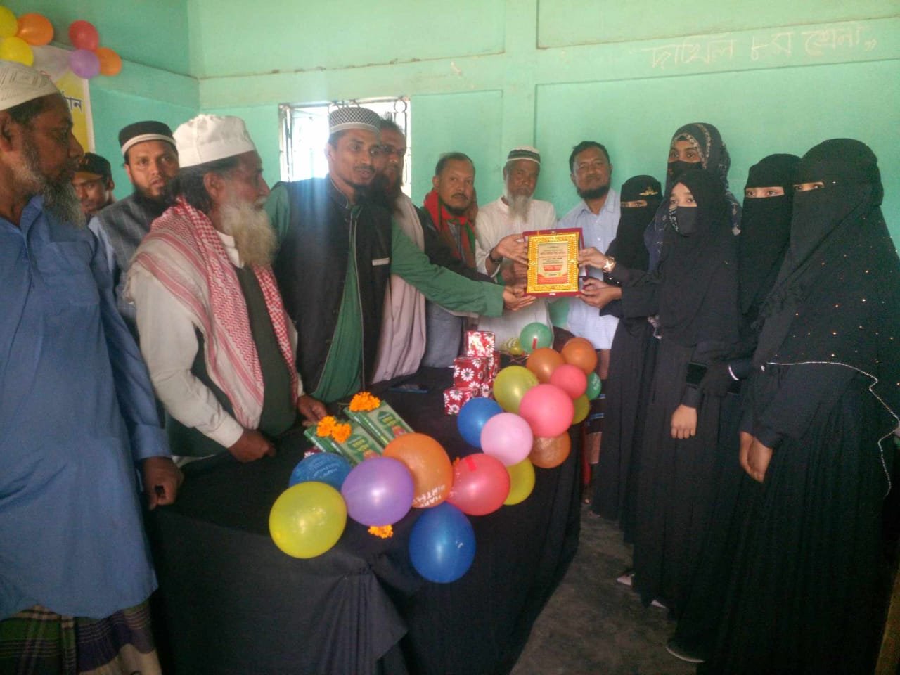 জাহাঙ্গীর গাঁও মির্ধারপাড়া মহিলা মাদ্রাসায় দাখিল পরিক্ষার্থীদের বিদায়ী দোয়া মাহফিল