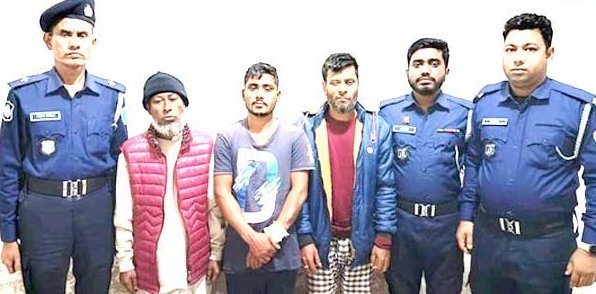 ওসমানীনগরে হত্যা মামলার ৮ আসামী গ্রেফতার