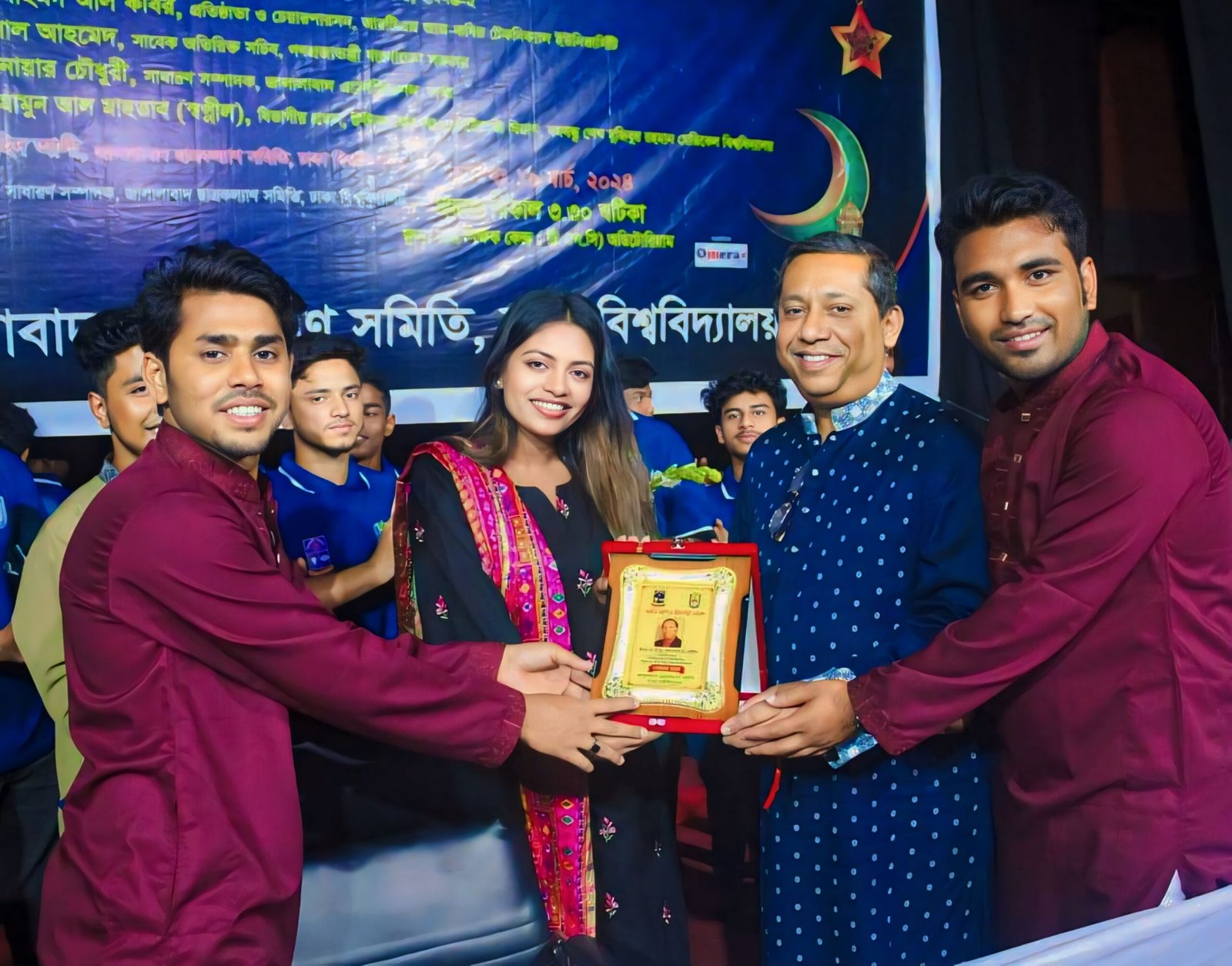 অধ্যাপক ডা.স্বপ্নীলকে জালালাবাদ ছাত্রকল্যান সমিতির সম্বর্ধনা