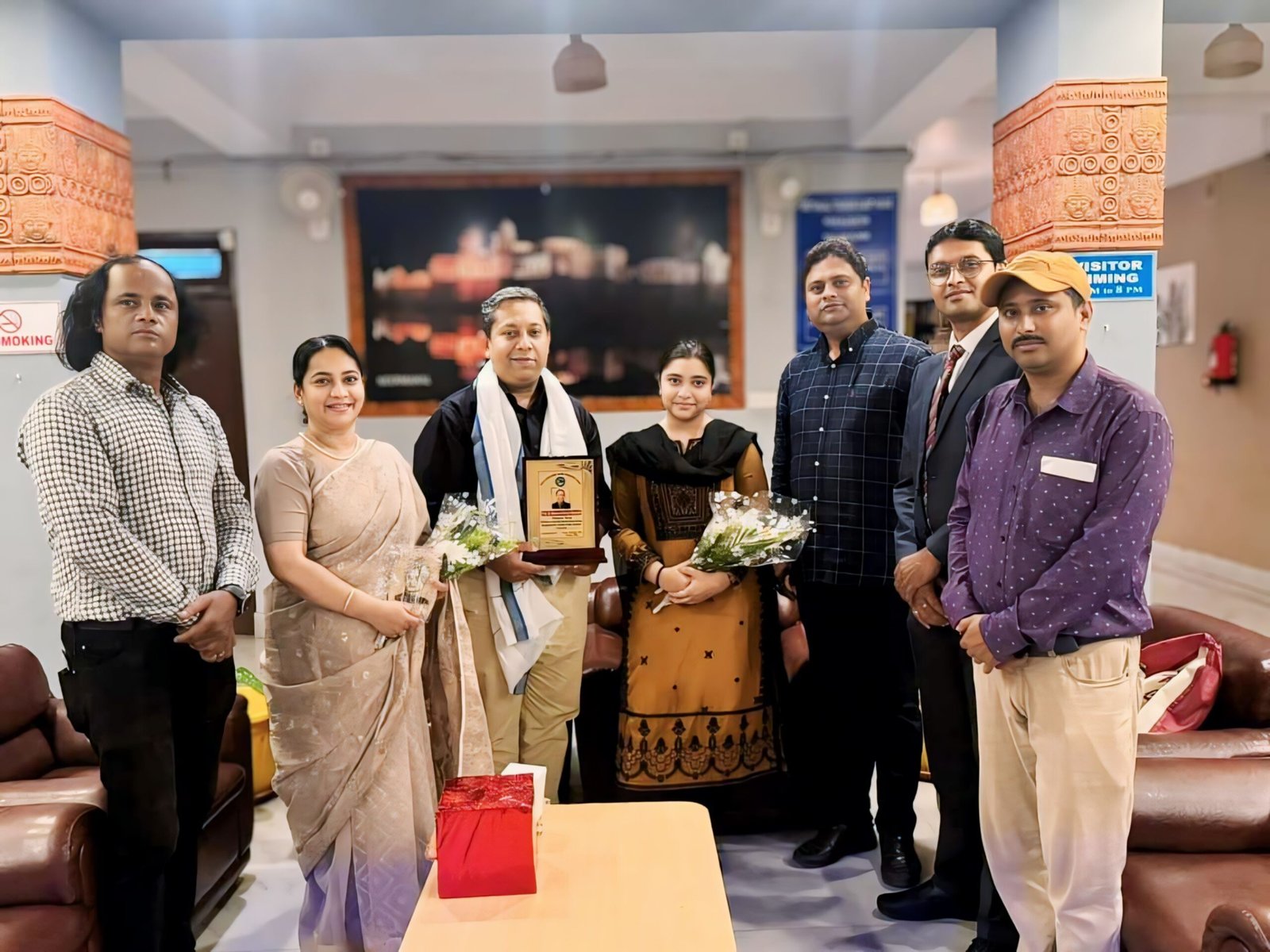 আগরতলায় অধ্যাপক ডা.স্বপ্নীলকে সম্বর্ধনা