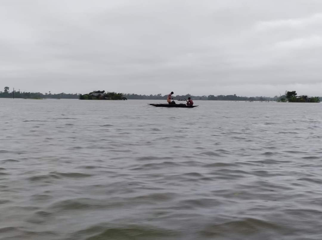 সিলেটে বন্যা পরিস্থিতি অবনতি, সাত লাখ মানুষ পানিবন্দি
