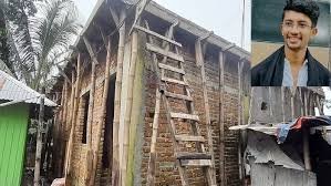 গ্রামে রিয়াদের পাকা বাড়ি ঘিরে গুঞ্জন