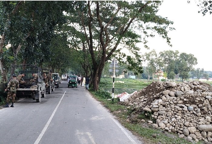 ভোলাগঞ্জের ৫০০০ ঘনফুট পাথর মিললো জৈন্তাপুরে
