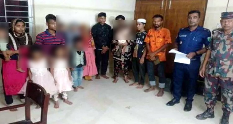 বড়লেখা সীমান্তে ১৬ জনকে পুশইন করল বিএসএফ