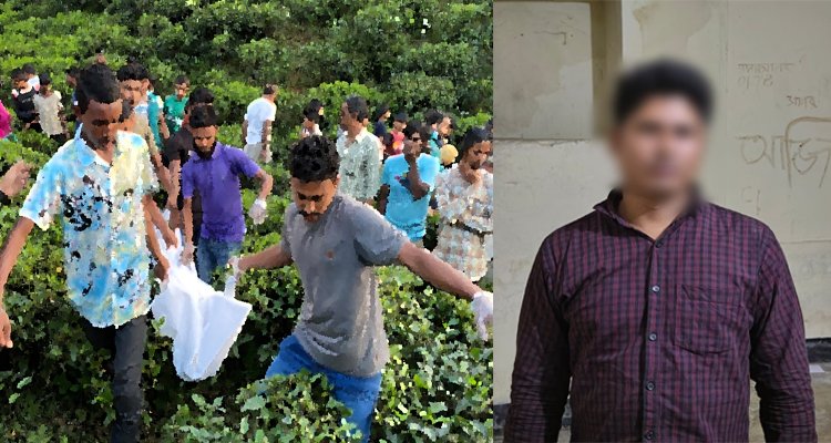লাক্কাতুরা চা বাগান থেকে নারীর লাশ উদ্ধার: স্বামী গ্রেফতার