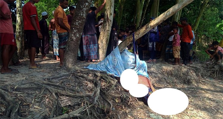নবীগঞ্জের নদীর তীর থেকে গাছে বাঁধা গৃহবধুর রহস্যময় লাশ উদ্ধার