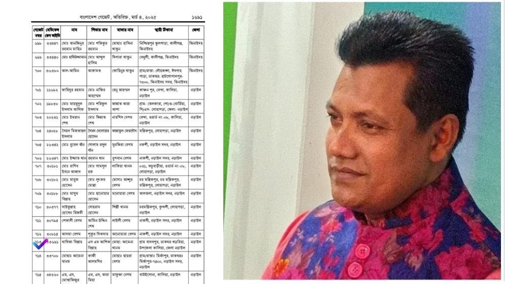 খালেদা জিয়ার নামে মামলা করা সেই আ.লীগ নেতার নাম জুলাইযোদ্ধার তালিকায়!