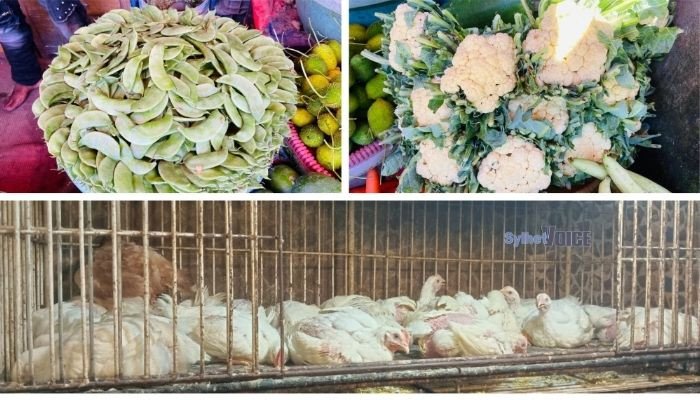 সিলেটে স্বস্তি ফিরছে সবজিতে, স্থিতিশীল মুরগির দাম