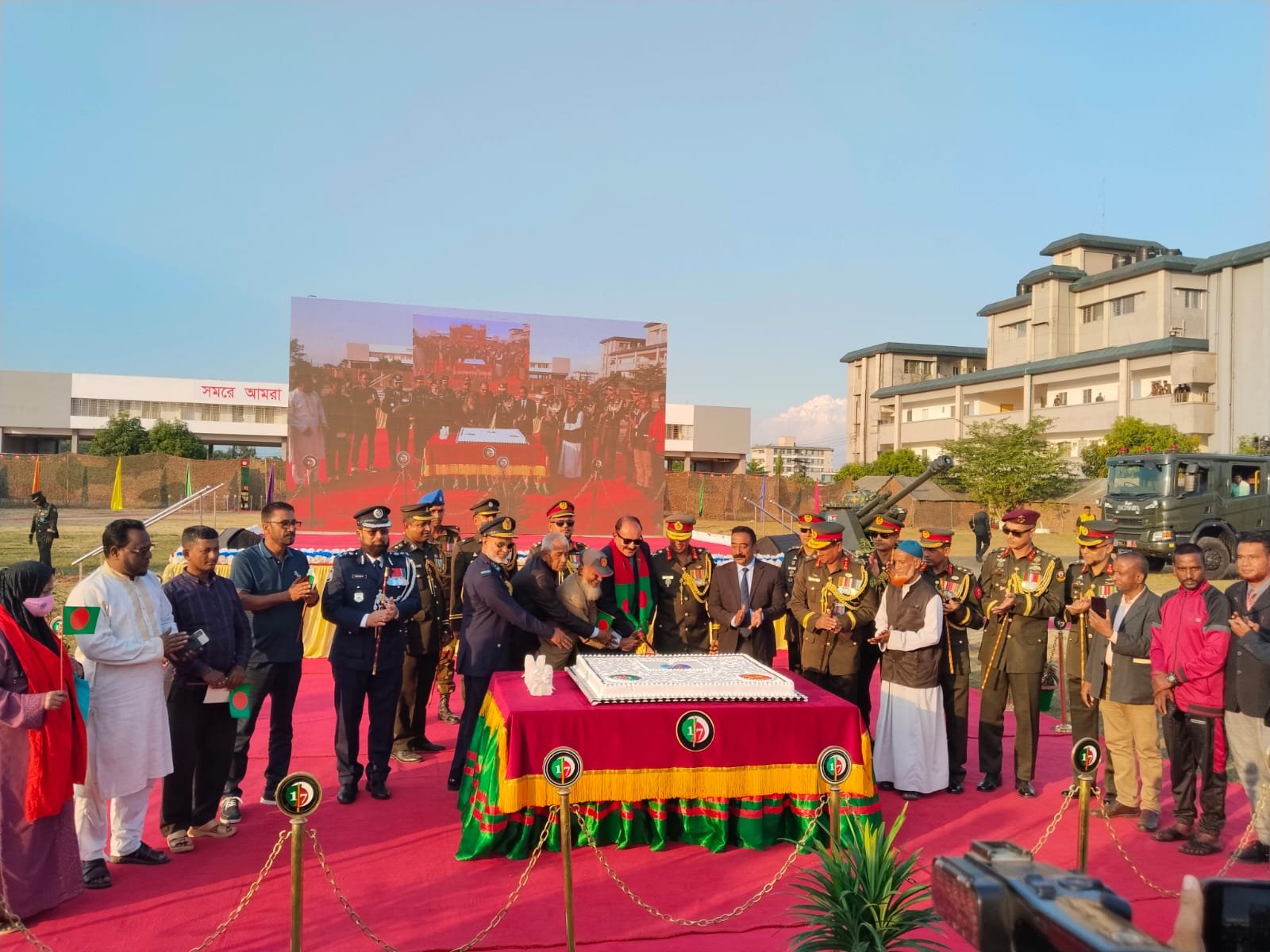 সিলেট সেনানিবাসে মর্যাদাপূর্ণ আয়োজনে সশস্ত্র বাহিনী দিবস উদযাপন