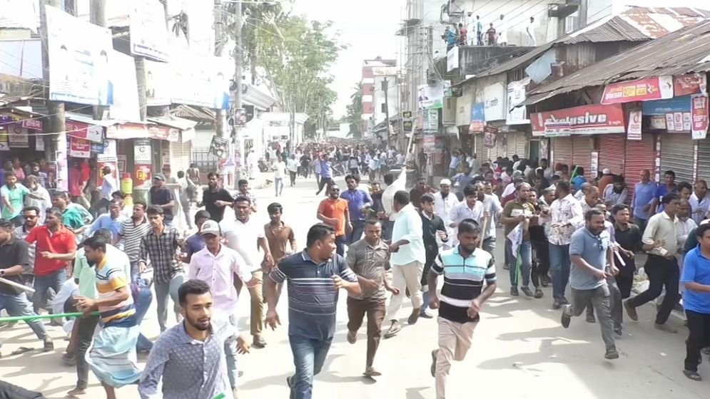 ভোলায় বিএনপি-বিজেপি সংঘর্ষ, আহত ৫০