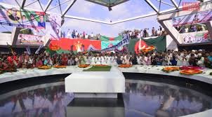 জিয়াউর রহমানের সমাধিতে শ্রদ্ধা জানাতে নেতাকর্মীদের ঢল