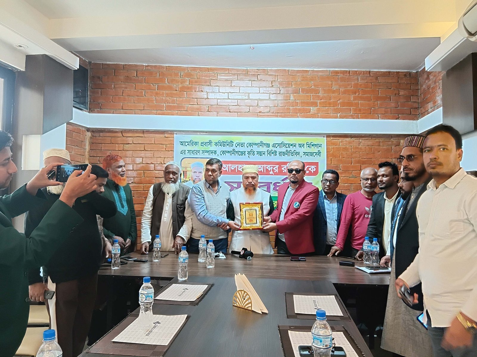 কোম্পানীগঞ্জ প্রেসক্লাবের উদ্যোগে আলহাজ্ব আব্দুর রকিবকে সংবর্ধনা