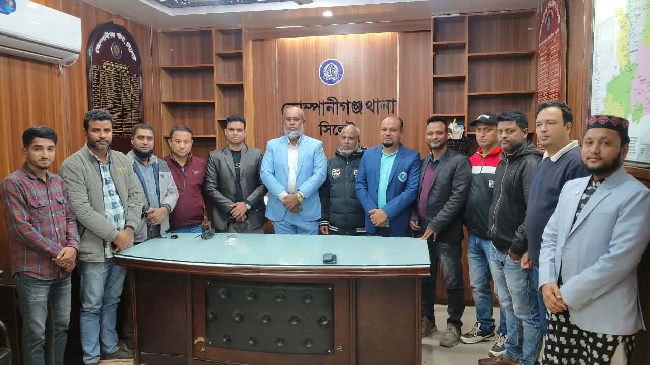 কোম্পানীগঞ্জে সাংবাদিকদের সাথে নয়া ওসির মতবিনিময়