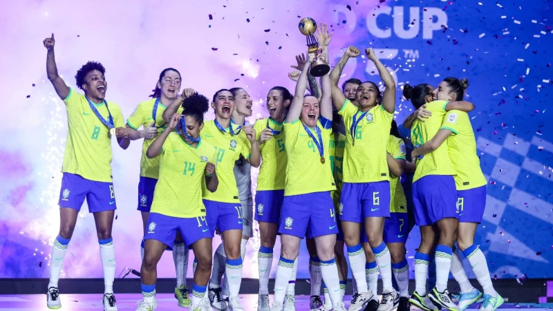 প্রথম নারী ফুটসাল বিশ্বকাপে চ্যাম্পিয়ন ব্রাজিল